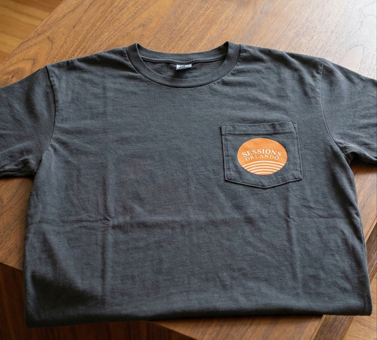 Logo for Sessions Orlando, local music company hosting intimate, live music shows in unconventional venues