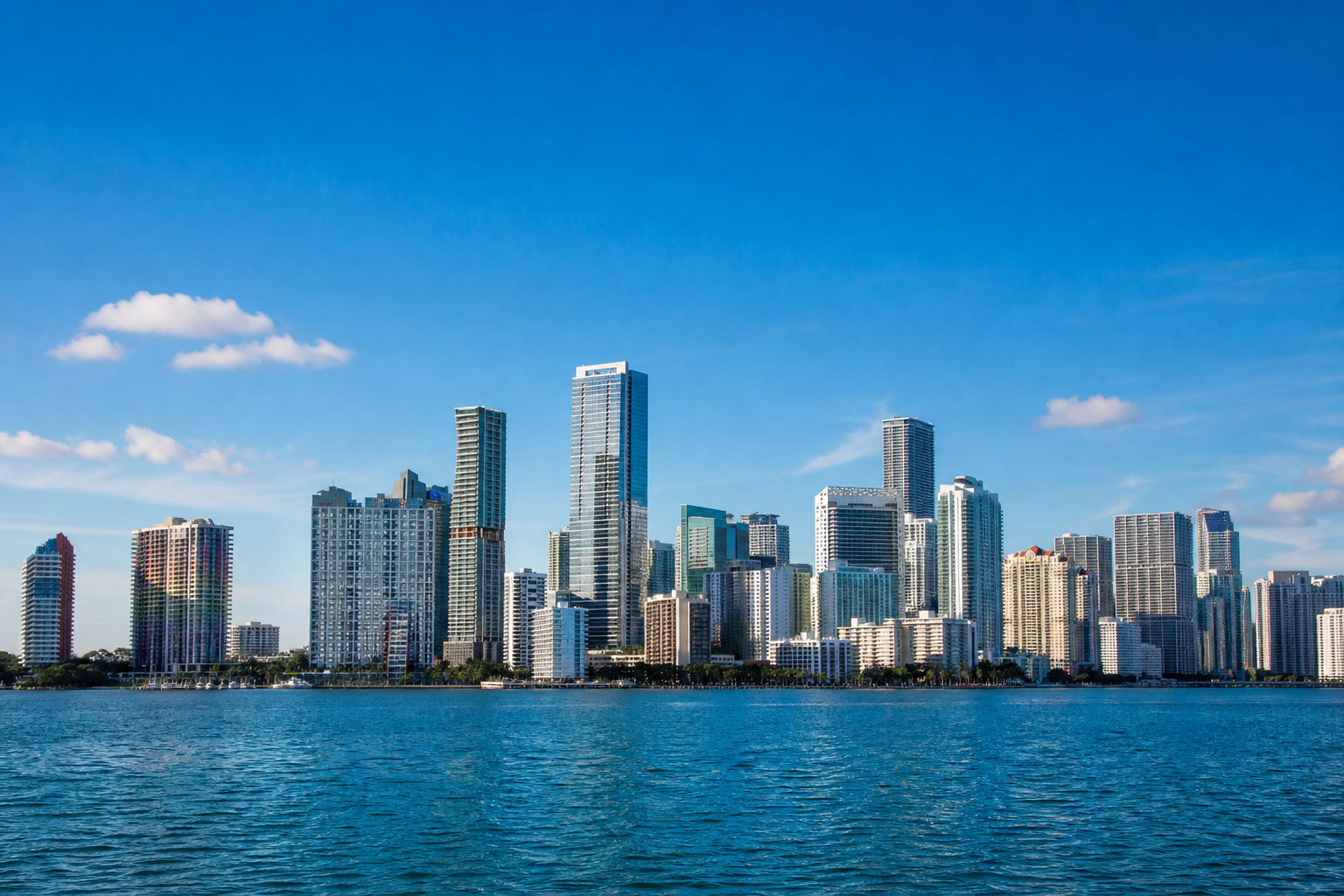 Miami skyline during the day